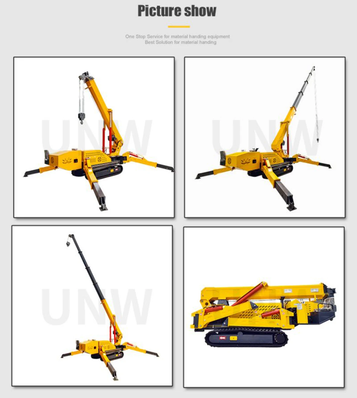 Self-Erecting Spider Crawler Crane Self-Erecting Spider Crawler Crane